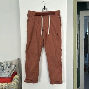 vuori ripstop pant, soft pink